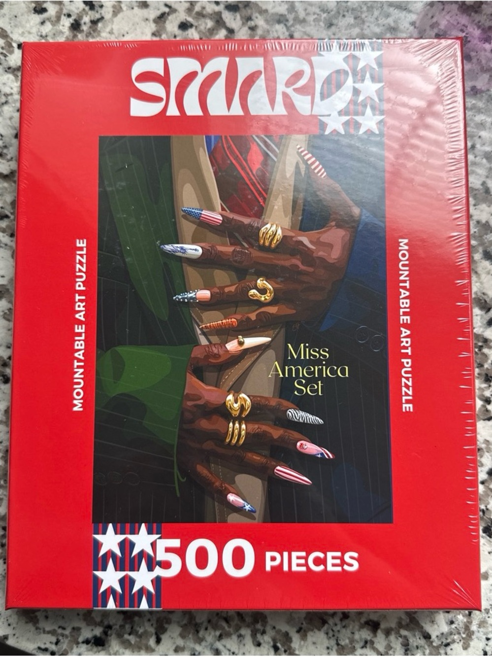 SMARD | Miss America Set 500-Piece Mountable Art Puzzle